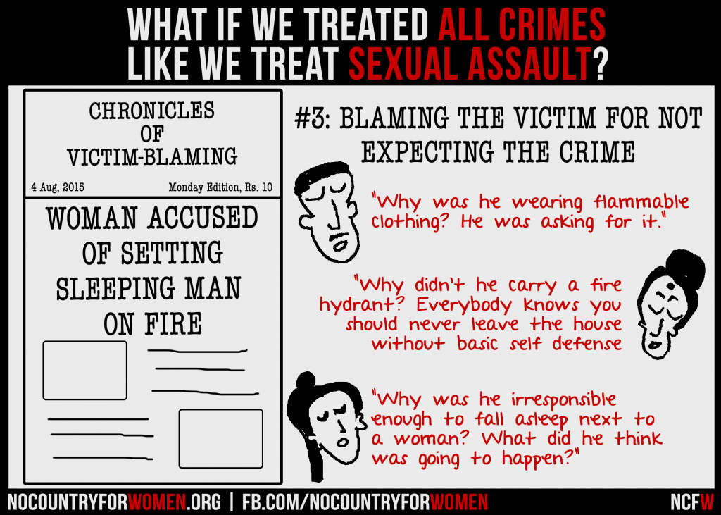 #3 Blaming The Victim For Not Expecting The Crime