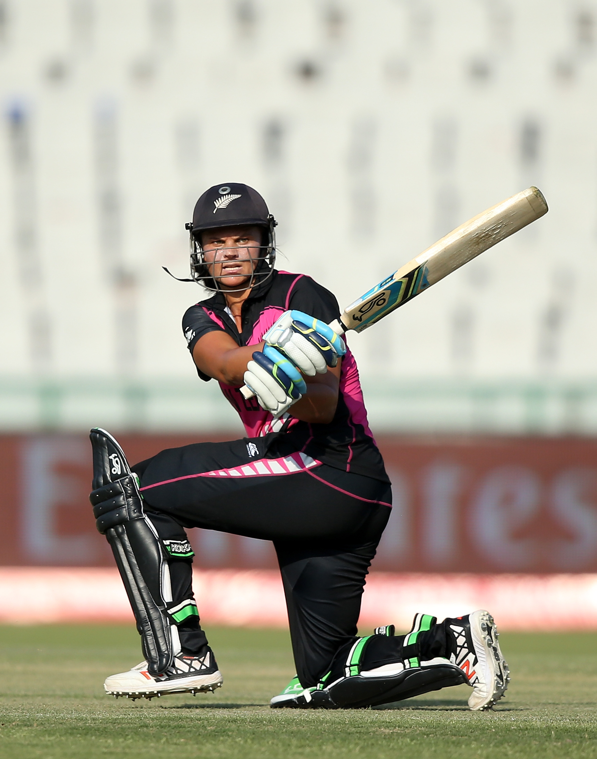 "MOHALI, INDIA - MARCH 18: Suzie Bates, Captain of New Zealand in action during the Women's ICC World Twenty20 India 2016 match between New Zealand and Ireland at the IS Bindra Stadium on March 18, 2016 in Mohali, India. (Photo by Jan Kruger-IDI/IDI via Getty Images)"