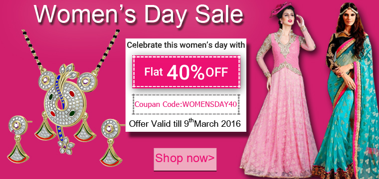 Women's Day Discount coupon 2016. 
