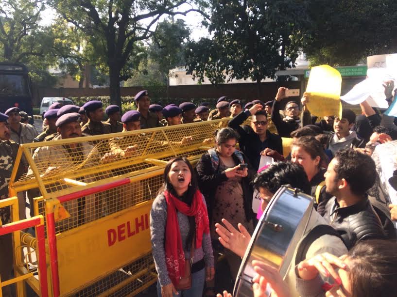 Protest in Delhi